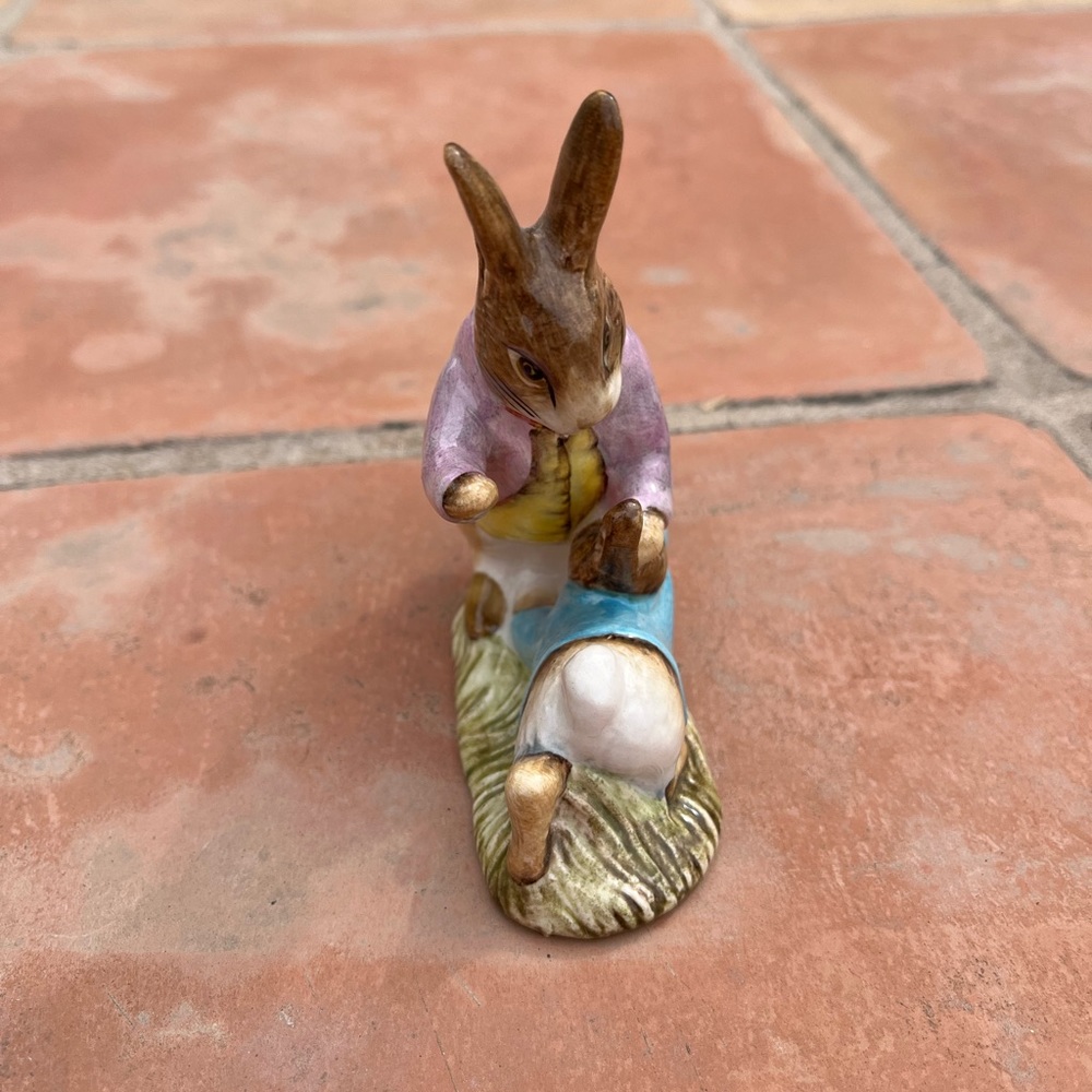 Beatrix Potter Mr. Benjamin Bunny England 1975 Figurine